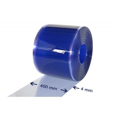 PVC-Streifen Rollenware, 4 x 400 mm, 50 m, transparent